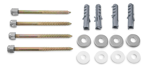 Kit Fixação Para Tanques Em Metal Cromado Roca