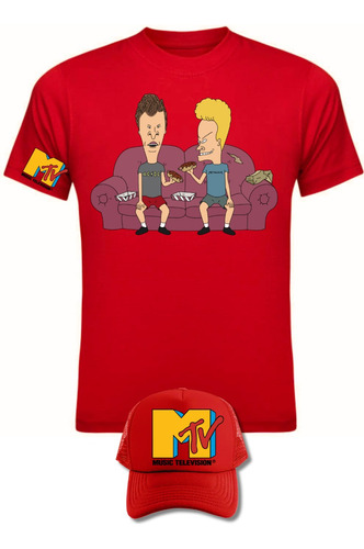 Camiseta Bibes And Budget Mtv Serie Red Obsequio Gorra 