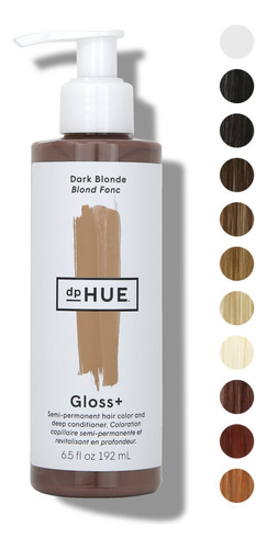 Dphue Gloss+ - Rubio Oscuro, 6.5 Onzas - Tinte Semipermanent