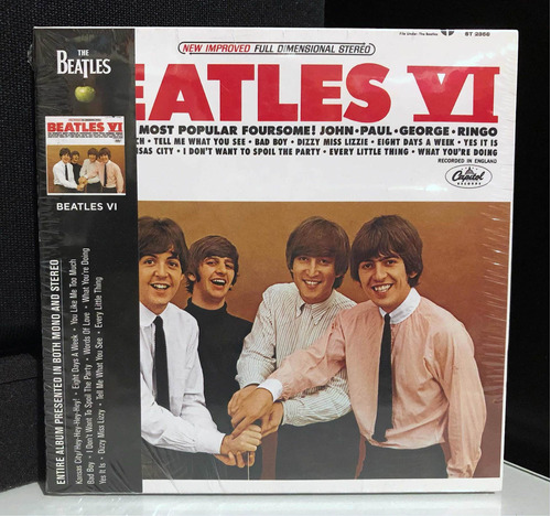The Beatles Beatles Vi Cd 2014 Capitol Records Mono & Stereo