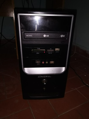 Pc Admiral Amd Athlon Ii X2,4gb Ram,320gb Hdd,dvd,windows 7 (Reacondicionado)