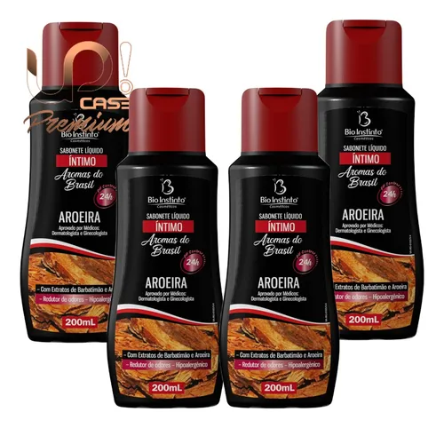 comprar 04 Sabonete Íntimo Aroeira Aromas Do Brasil Bio Instinto