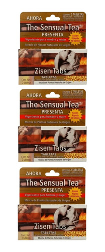 Pack De 3: The Sensual Tea Zisen Caja Con 2 Comprimidos