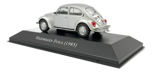 Miniatura Volkswagen Fusca 1985 C/ Funilaria Imperfeita Ed35 Cor Prata