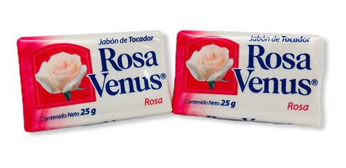 Caja Con 240 Pzas Jabon Rosa Venus 25g Hotelero