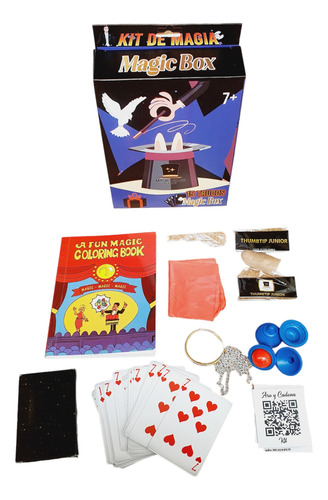 Kit Magia 15 Trucos Juego Magic Show + Instrucciones