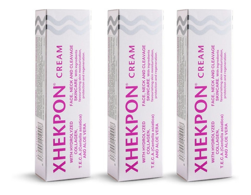 Tripack Xhekpon Crema Antiedad Facial Cuello Y Escote