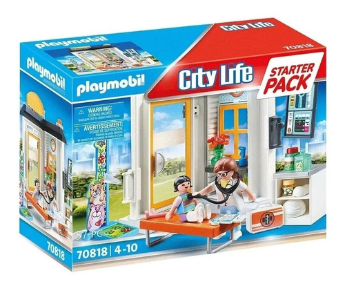 Playmobil Starter Pack El Consultorio Del Pediatra 70818 