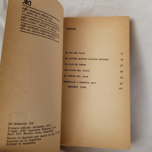Imagen 4 de 10 de Nombre Falso Ricarod Piglia Siglo Xxi 1ra Edicion 1975