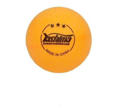 Pack Pelotas  6 Unid  Naranja Ping Pong 3 Estrellas Yashima