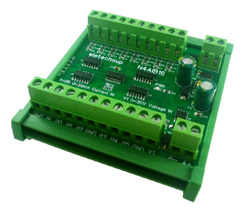 Modulo Rs485 15 Entradas Analogicas 4-20ma Plc Arduino Pic
