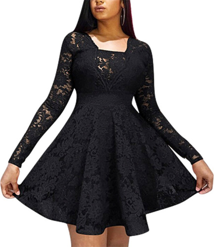 Vestido Encaje Elegante Princesa