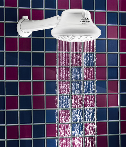 Regadera Electrica Lorenzetti 4temp, 1 Adic Color Blanco Potencia 4800 W