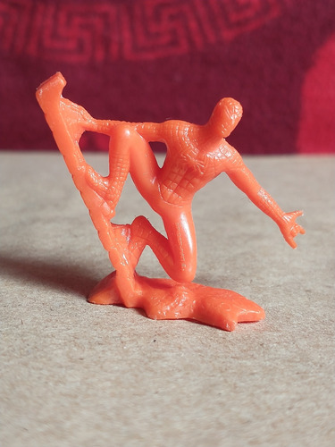 Figura Promoción Spiderman 2 Miniatura Barcel 2003 Naranja (Usado)