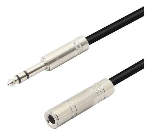 Pngknyocn Cable De Extensin De Guitarra Estreo De 0.250in De