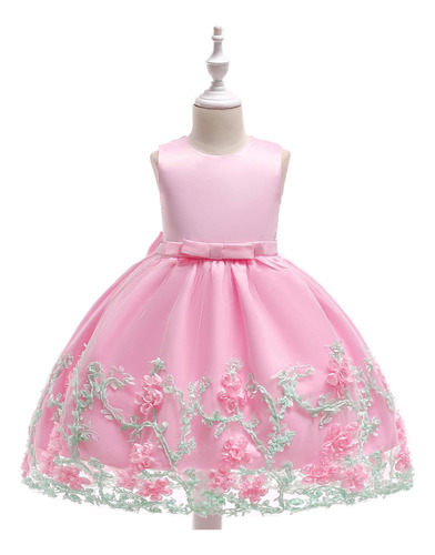 Vestido Infantil Para Niñas, Verano 2023, Princesa, Falda Hi