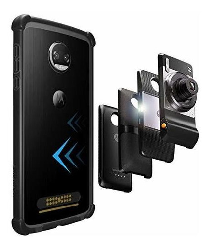 Protectora Cubierta De Parachoques Motorola Moto Z2 Fuerza -