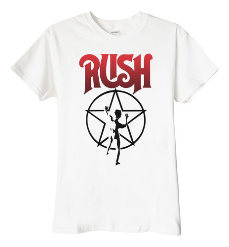 Polera Rush Starman Stencil Y Logo Rock Abominatron