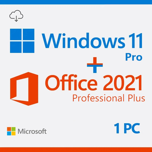 Licencia Windows 11 Pro + Office Pro Plus 2021