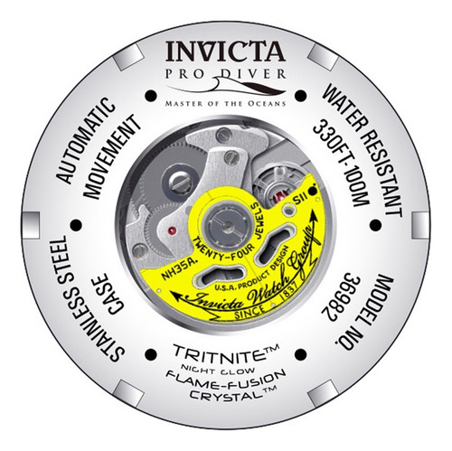 Reloj Invicta Para Hombre - Modelo Pro Diver 36982