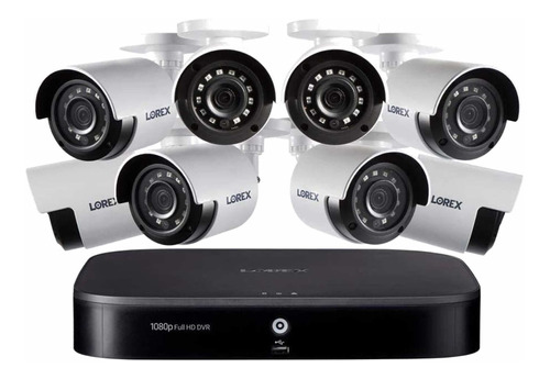 Sistema De Video Vigilancia 8 Cam/8 Can Hd 1tb Lorex