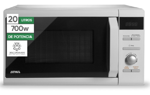 Microondas Atma Easy Cook MD1720N 700w Blanco 20L 220V
