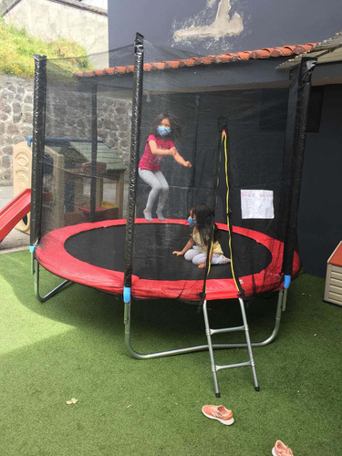 Saltarín-trampolin Con Escalera 8, 12 Y 15 Pies