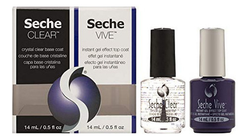 Esmalte Para Uñas Paquete Seche Clear/seche Vive Power Duo