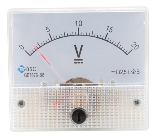 Medidor De Voltímetro De Panel Analógico Cc 0-20 V