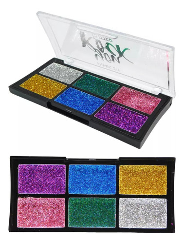 Paleta De Sombras Glitter You Rock Pink 21