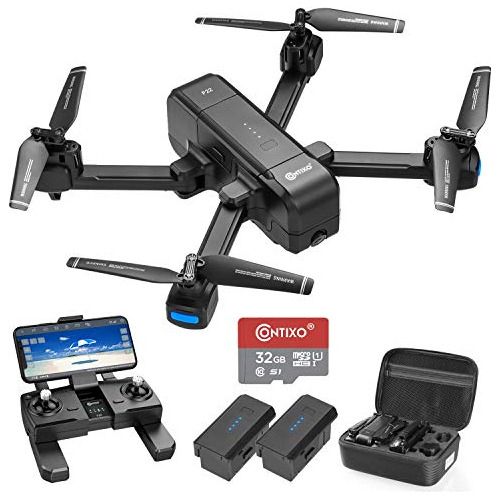 Contixo Drone Quadcopter 4k Gps Con Cámara Hd Fpv En Vivo, P