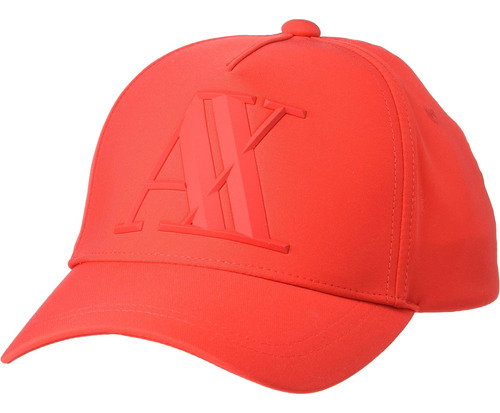 A | X Armani Exchange Gorra Béisbol Hombre, Rojo, Talla