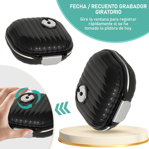 Pastillero Impermeable - Pastillero De Viaje Con 7