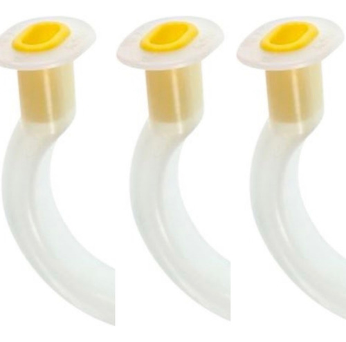 Paquete 10 Cánulas De Guedel Amarilla 90 Mm