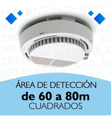 Alarma Sensor Detector De Humo Autónomo Inalámbrico Fotoeléctrico