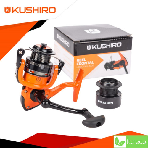 Imagen 5 de 10 de Reel De Pesca Frontal Pesca Variada Kushiro Rfuru10 Pez 2 Kg