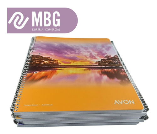 Imagen 6 de 9 de Cuaderno Universitario A4 Avon Rayado Pack Por 05 Unidades