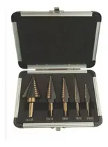 Comprar Set 5 Brocas Cónicas Hss Acero Rápido Titanio Metal