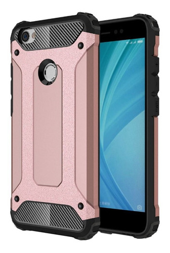 Carcasa Protector Armor Note 5a Prime Xiaomi Rosado Bye