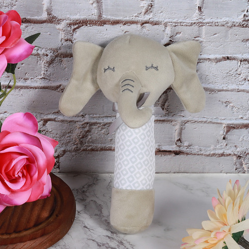 Cascabeles De Mano Con Forma De Elefante, Juguete Para Bebés