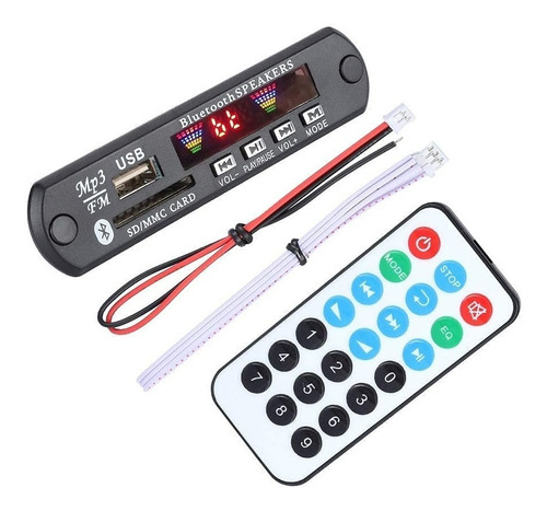 Convertidor Usb Bluetooth Mp3 Decode Board 5v 12v