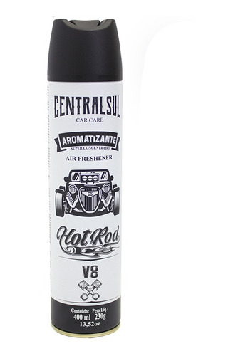Perfume Aromatizante Spray Centralsul Hot Rod V8 400ml