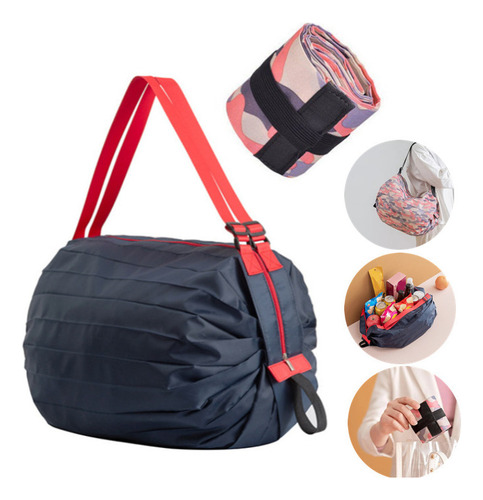 Bolso De Hombro Plegable Grande De 2 Piezas Para Viajes Y Co