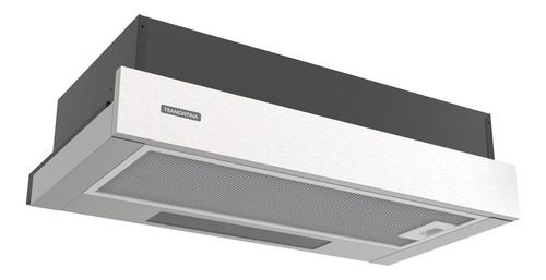 Imagem 1 de 2 de Exaustor Depurador de Cozinha Tramontina Standard Slide aço inoxidável embutido 60cm x 16cm x 46cm prateado 127V