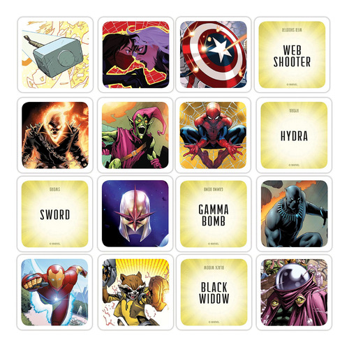 Usaopoly Marvel Codenames | Basado En Los Nombres De Código