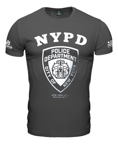 Remera Camiseta Estampada Manga Corta Police Nypd