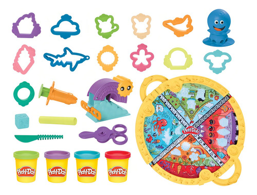 Play Doh Set De Juego Portátil Masa Masilla Para Moldear