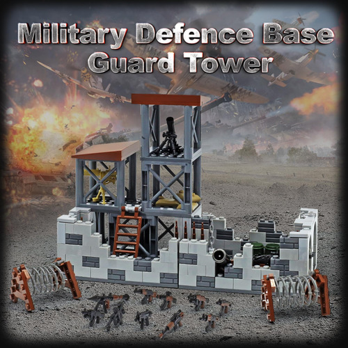 Wingift Juego De Ladrillos De Construcción De Base Militar.