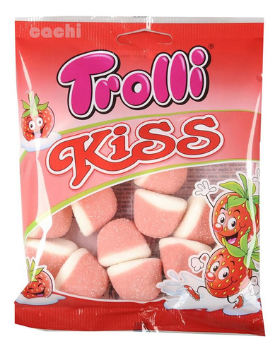 Gomitas Trolli Kiss Frutilla Gluten Free 100gr