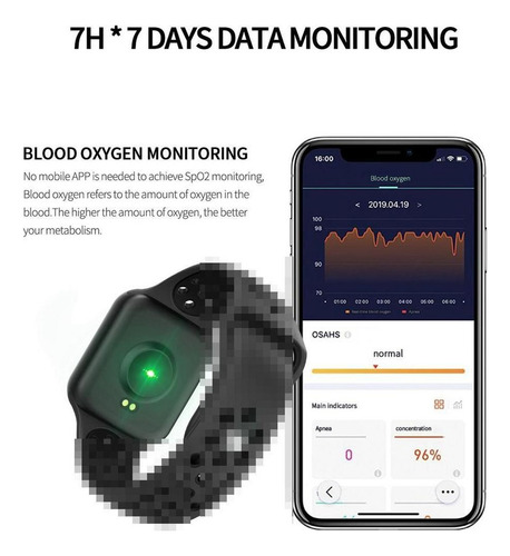 F8 Impermeável Ip67 Smartwatch Com Bluetooth